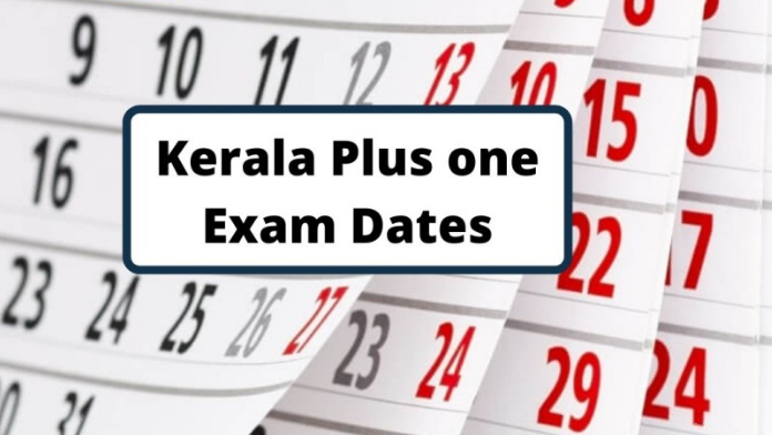 Kerala Plus One Public Exam Timetable 2023