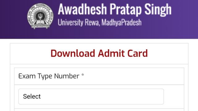APSU Admit Card