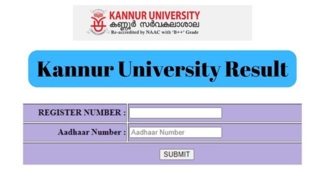 Kannur University Result
