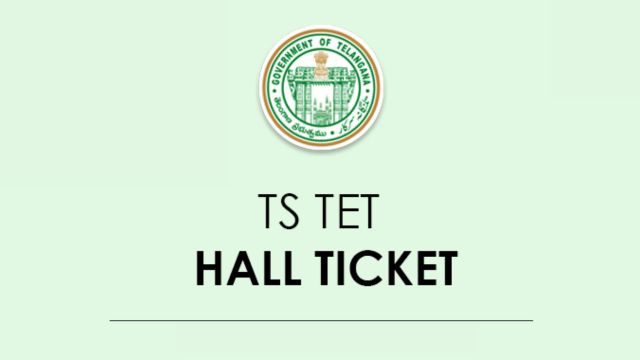 TS TET Hall Tickets