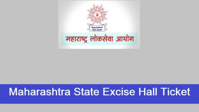 Maha State Excise Admit Card