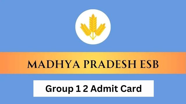 MPPEB Group 1 2 Admit Card