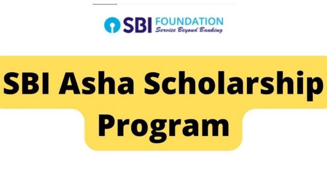 SBI Asha Scholarship Program